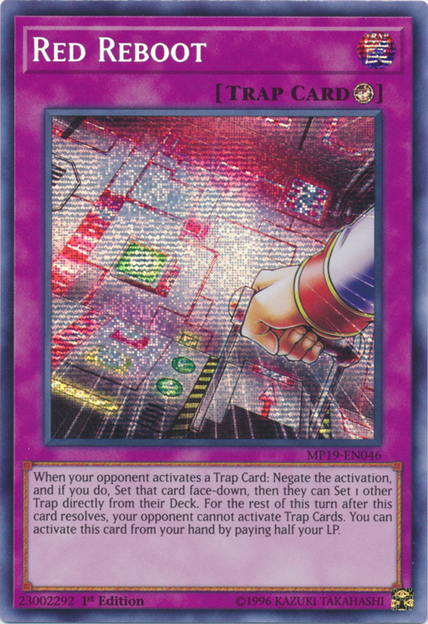 Red Reboot [MP19-EN046] Prismatic Secret Rare | Rock City Comics