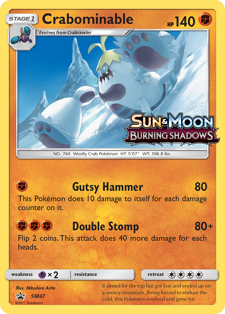 Crabominable (SM47) [Sun & Moon: Black Star Promos] | Rock City Comics