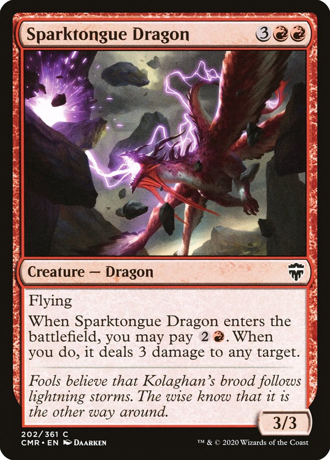 Sparktongue Dragon [Commander Legends] | Rock City Comics