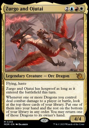 Zurgo and Ojutai (Promo Pack) [March of the Machine Promos] | Rock City Comics