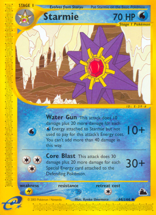 Starmie (44/144) [Skyridge] | Rock City Comics