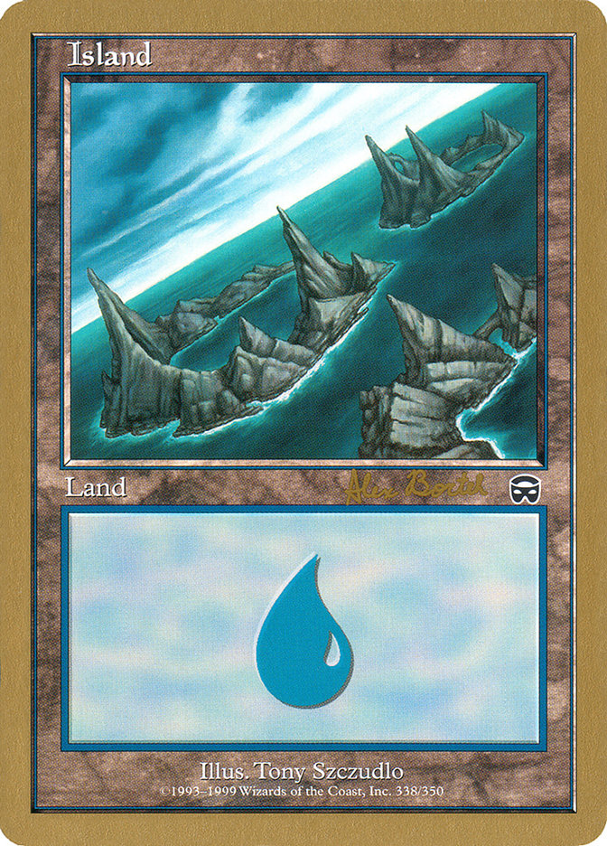 Island (ab338a) (Alex Borteh) [World Championship Decks 2001] | Rock City Comics