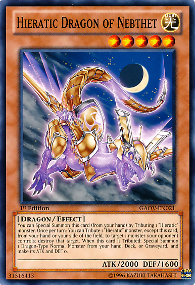 Hieratic Dragon of Nebthet [GAOV-EN021] Common | Rock City Comics