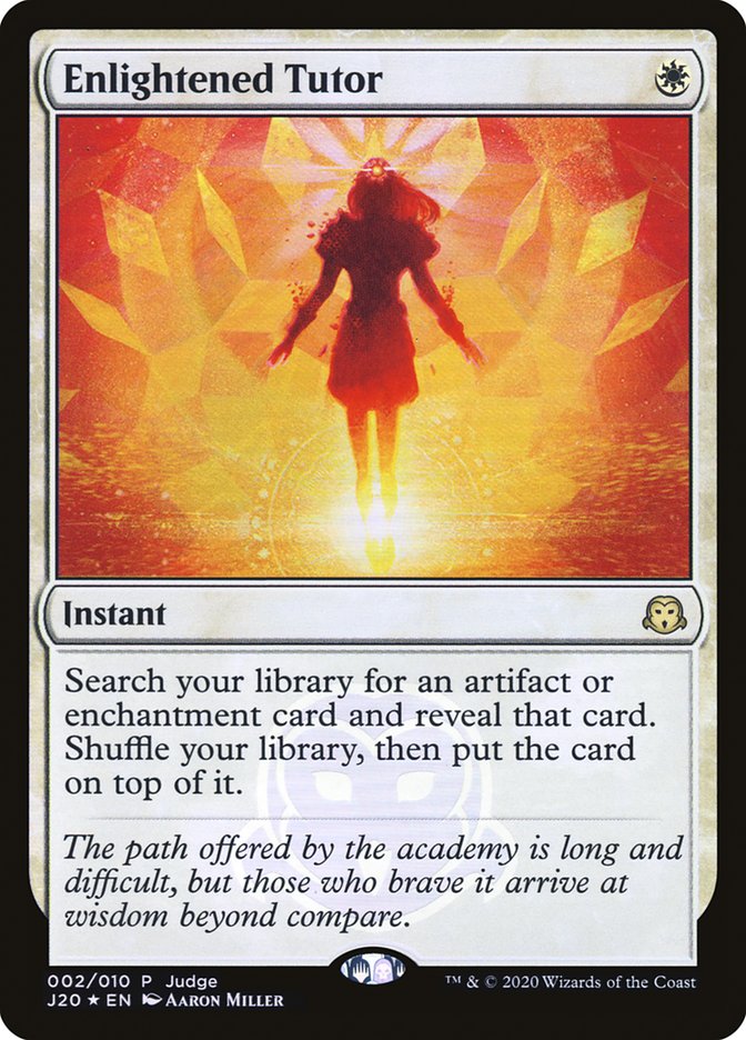 Enlightened Tutor [Judge Gift Cards 2020] | Rock City Comics