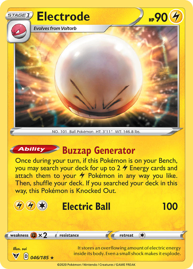 Electrode (046/185) [Sword & Shield: Vivid Voltage] | Rock City Comics