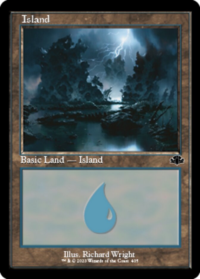 Island (405) (Retro) [Dominaria Remastered] | Rock City Comics