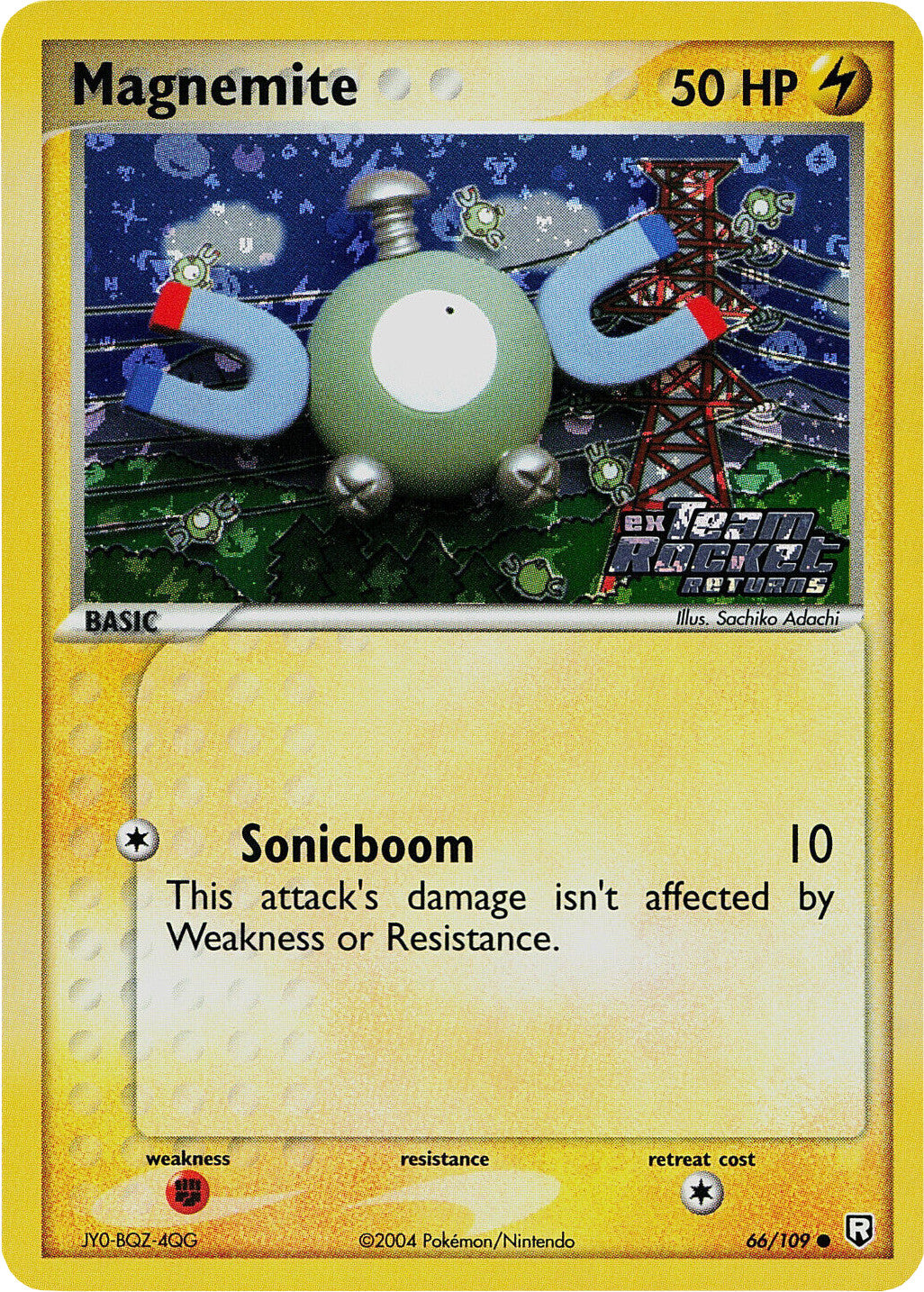 Magnemite (66/109) (Stamped) [EX: Team Rocket Returns] | Rock City Comics