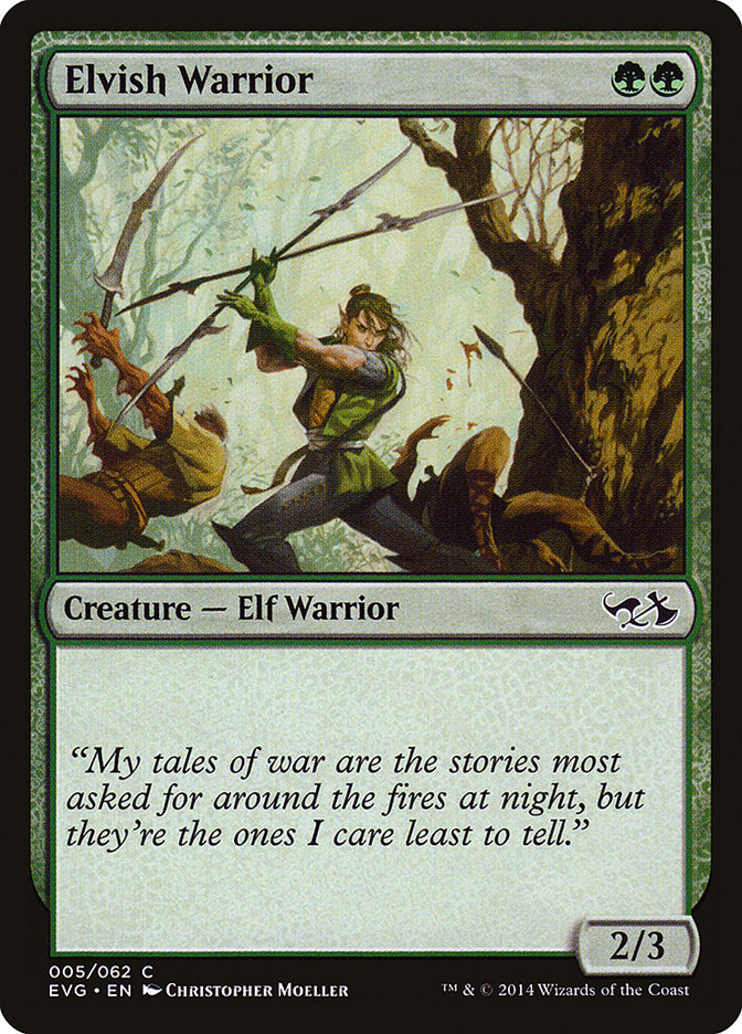 Elvish Warrior (Elves vs. Goblins) [Duel Decks Anthology] | Rock City Comics