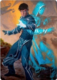 Jace, Mirror Mage 1 Art Card [Zendikar Rising Art Series] | Rock City Comics