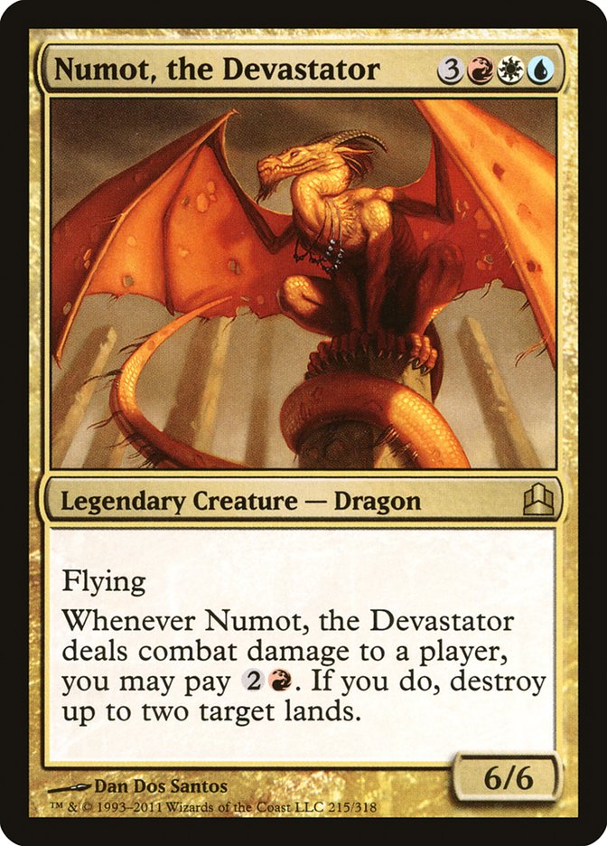 Numot, the Devastator [Commander 2011] | Rock City Comics