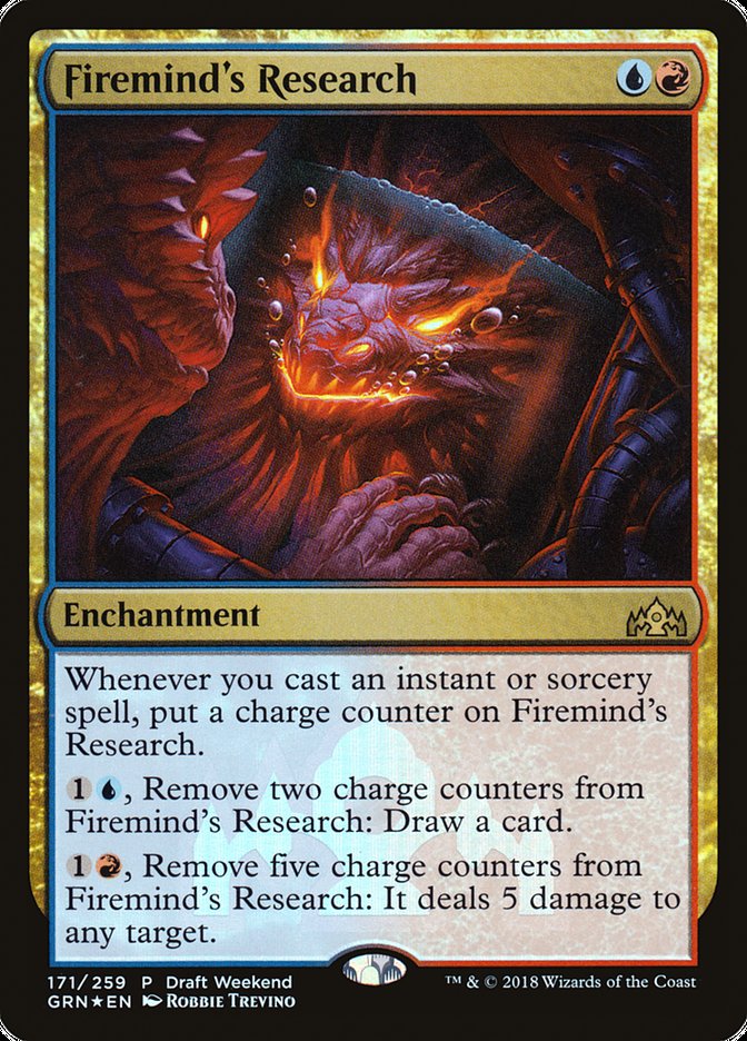 Firemind's Research (Draft Weekend) [Guilds of Ravnica Promos] | Rock City Comics