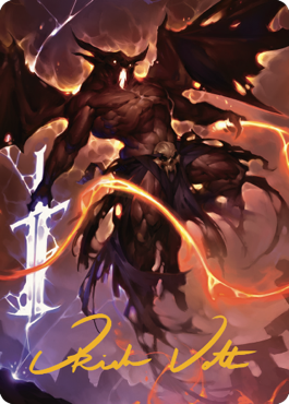 Balor Art Card (Gold-Stamped Signature) [Commander Legends: Battle for Baldur's Gate Art Series] | Rock City Comics