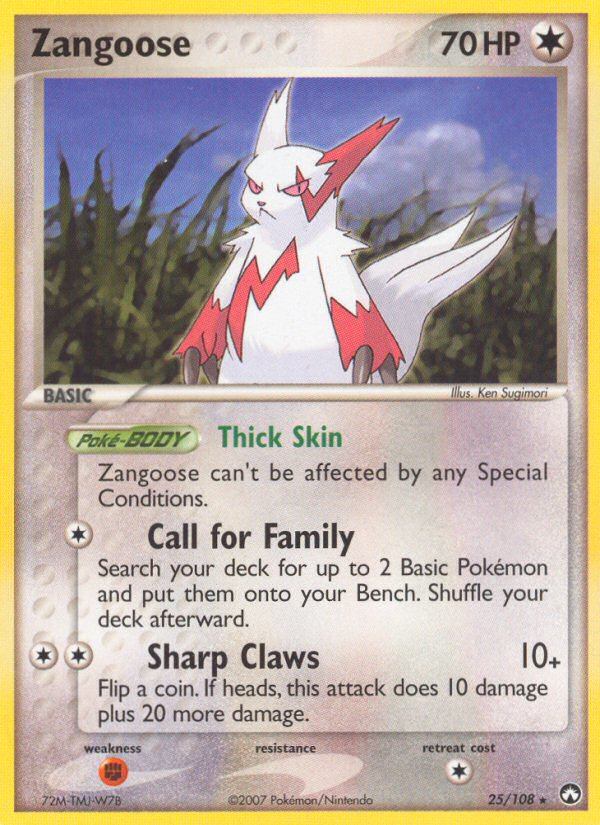 Zangoose (25/108) [EX: Power Keepers] | Rock City Comics