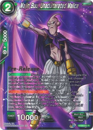 Majin Buu // Majin Buu, Unadulterated Might (BT14-062) [Cross Spirits Prerelease Promos] | Rock City Comics