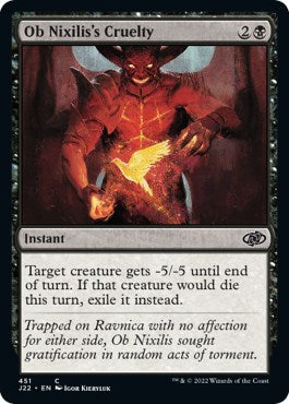 Ob Nixilis's Cruelty [Jumpstart 2022] | Rock City Comics