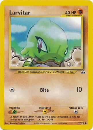 Larvitar (57/75) [Neo Discovery Unlimited] | Rock City Comics