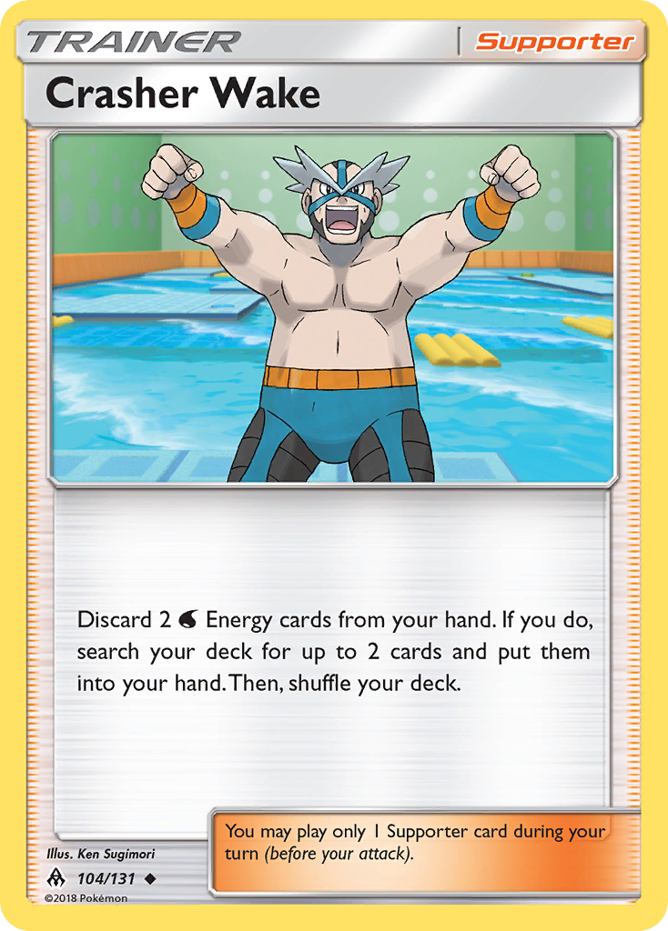 Crasher Wake (104/131) [Sun & Moon: Forbidden Light] | Rock City Comics