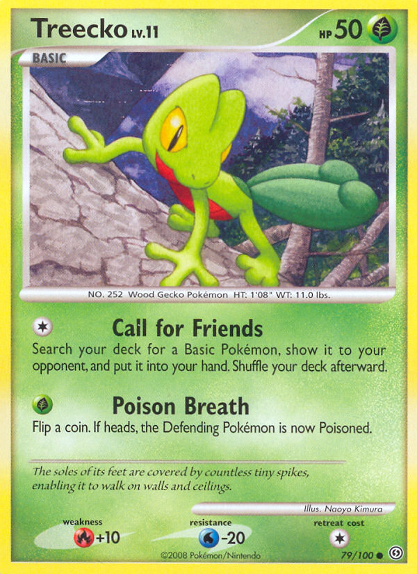 Treecko (79/100) [Diamond & Pearl: Stormfront] | Rock City Comics