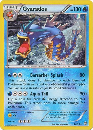 Gyarados (20/98) (Cosmos Holo) [XY: Ancient Origins] | Rock City Comics