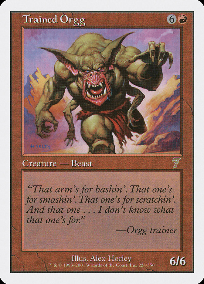 Trained Orgg [Seventh Edition] | Rock City Comics