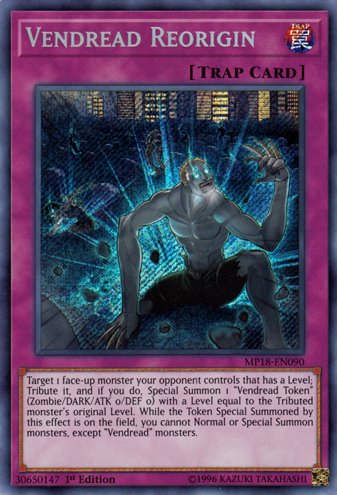 Vendread Reorigin [MP18-EN090] Secret Rare | Rock City Comics