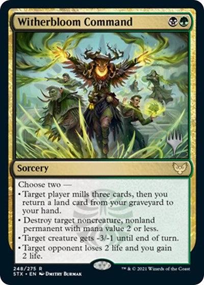 Witherbloom Command (Promo Pack) [Strixhaven: School of Mages Promos] | Rock City Comics