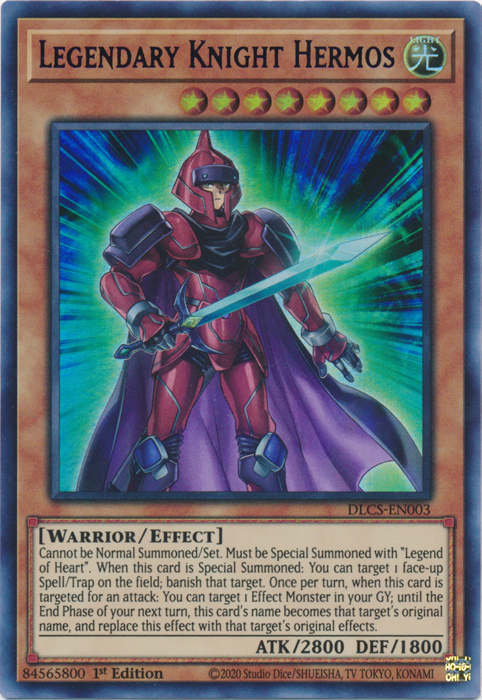 Legendary Knight Hermos (Purple) [DLCS-EN003] Ultra Rare | Rock City Comics