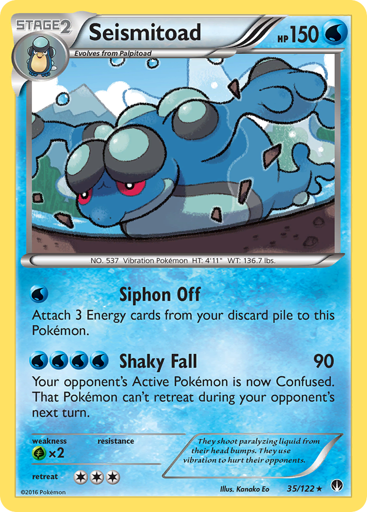 Seismitoad (35/122) [XY: BREAKpoint] | Rock City Comics