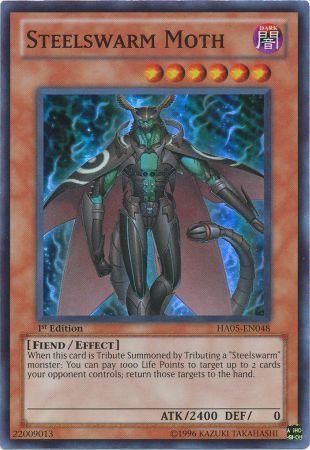 Steelswarm Moth [HA05-EN048] Super Rare | Rock City Comics