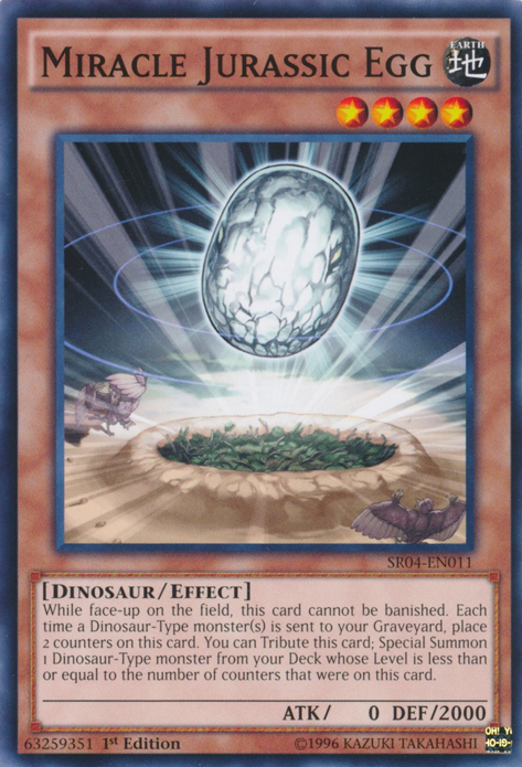 Miracle Jurassic Egg [SR04-EN011] Common | Rock City Comics