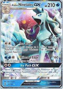 Alolan Ninetales GX (22/145) (Ice Path FTW - Zachary Bokhari) [World Championships 2017] | Rock City Comics