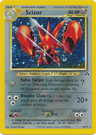 Scizor (10/75) [Neo Discovery Unlimited] | Rock City Comics