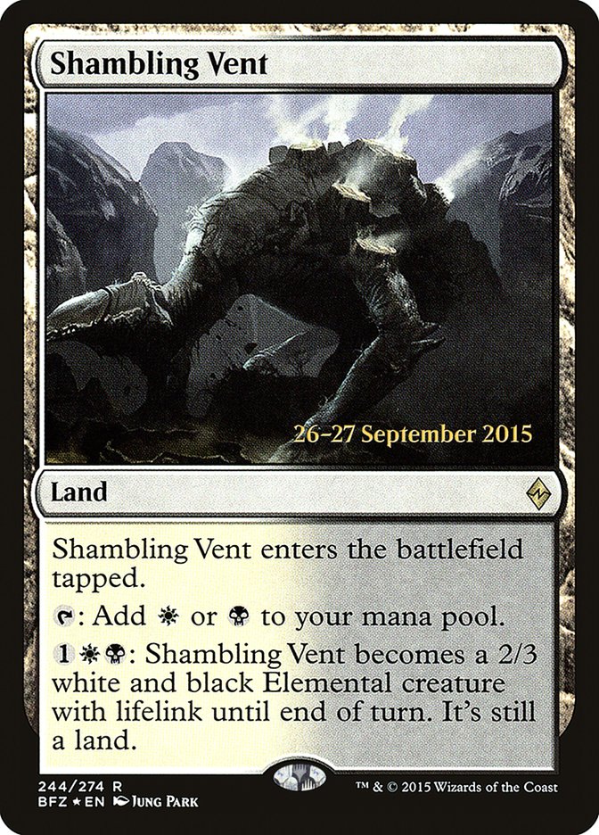 Shambling Vent  [Battle for Zendikar Prerelease Promos] | Rock City Comics