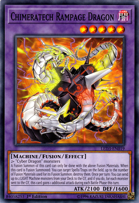 Chimeratech Rampage Dragon [LED3-EN019] Common | Rock City Comics