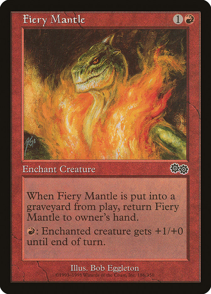 Fiery Mantle [Urza's Saga] | Rock City Comics