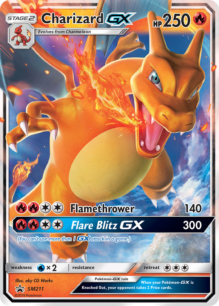 Charizard GX (SM211) [Sun & Moon: Black Star Promos] | Rock City Comics