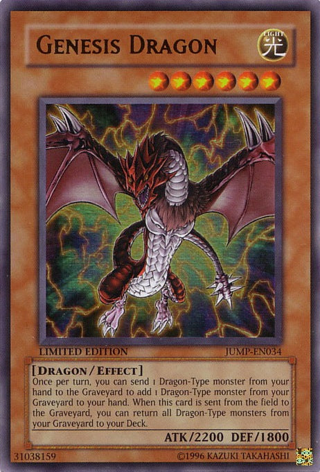 Genesis Dragon [JUMP-EN034] Ultra Rare | Rock City Comics