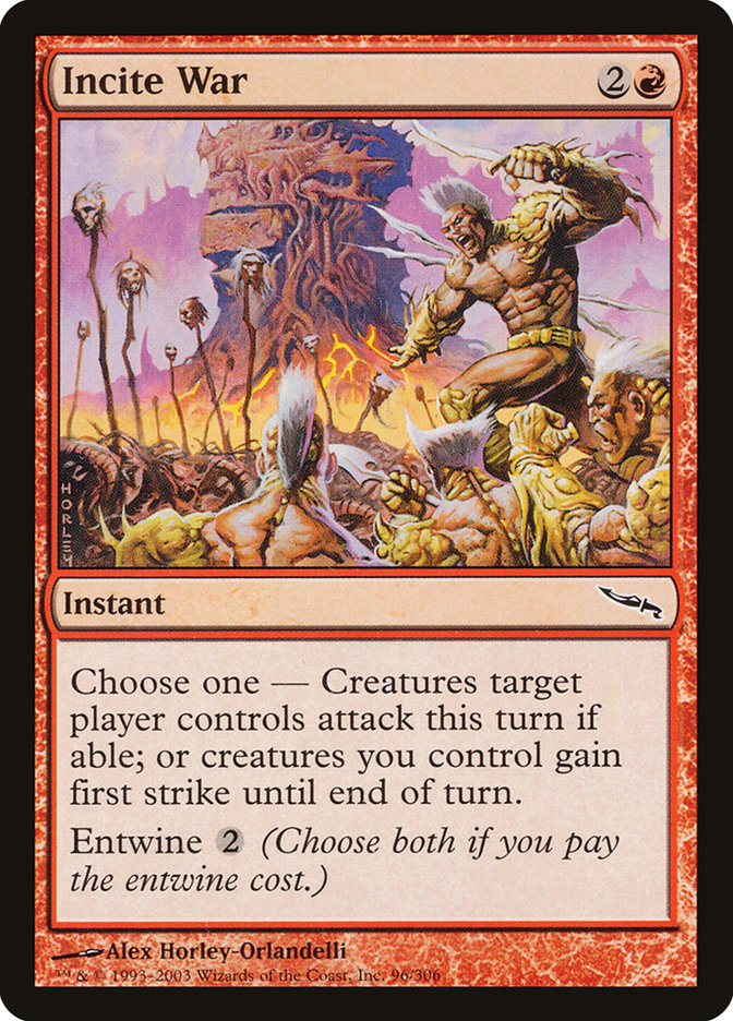 Incite War [Mirrodin] | Rock City Comics