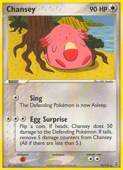 Chansey (19/112) [EX: FireRed & LeafGreen] | Rock City Comics