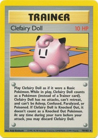 Clefairy Doll (70/102) [Base Set Unlimited] | Rock City Comics