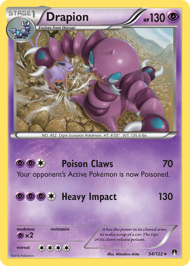 Drapion (54/122) [XY: BREAKpoint] | Rock City Comics