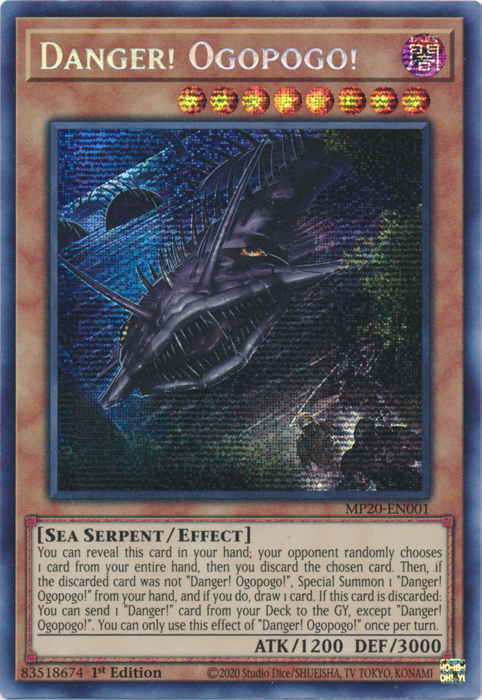 Danger! Ogopogo! [MP20-EN001] Prismatic Secret Rare | Rock City Comics