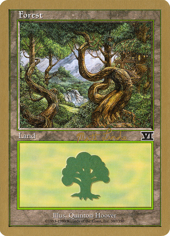 Forest (ml347b) (Matt Linde) [World Championship Decks 1999] | Rock City Comics