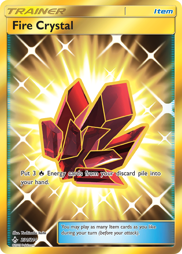 Fire Crystal (231/214) [Sun & Moon: Unbroken Bonds] | Rock City Comics