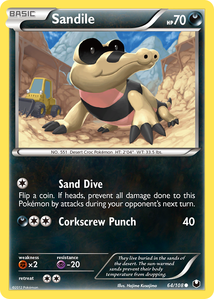 Sandile (64/108) [Black & White: Dark Explorers] | Rock City Comics