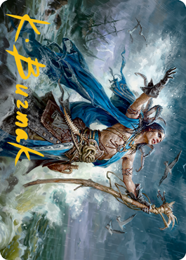 Lier, Disciple of the Drowned Art Card (Gold-Stamped Signature) [Innistrad: Midnight Hunt Art Series] | Rock City Comics