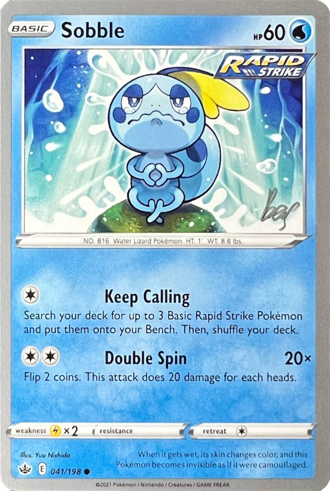 Sobble (041/198) (Cheryl Again - Sebastian Lashmet) [World Championships 2022] | Rock City Comics