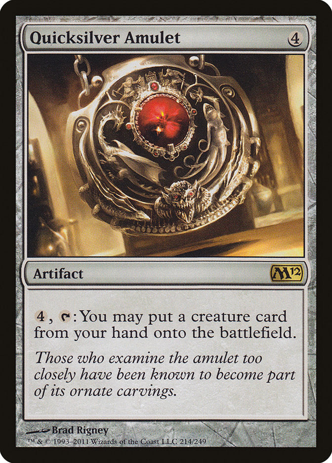 Quicksilver Amulet [Magic 2012] | Rock City Comics