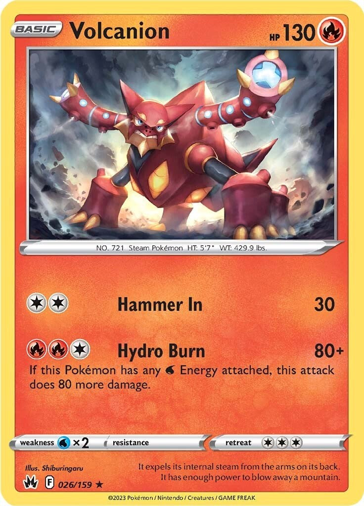 Volcanion (026/159) [Sword & Shield: Crown Zenith] | Rock City Comics