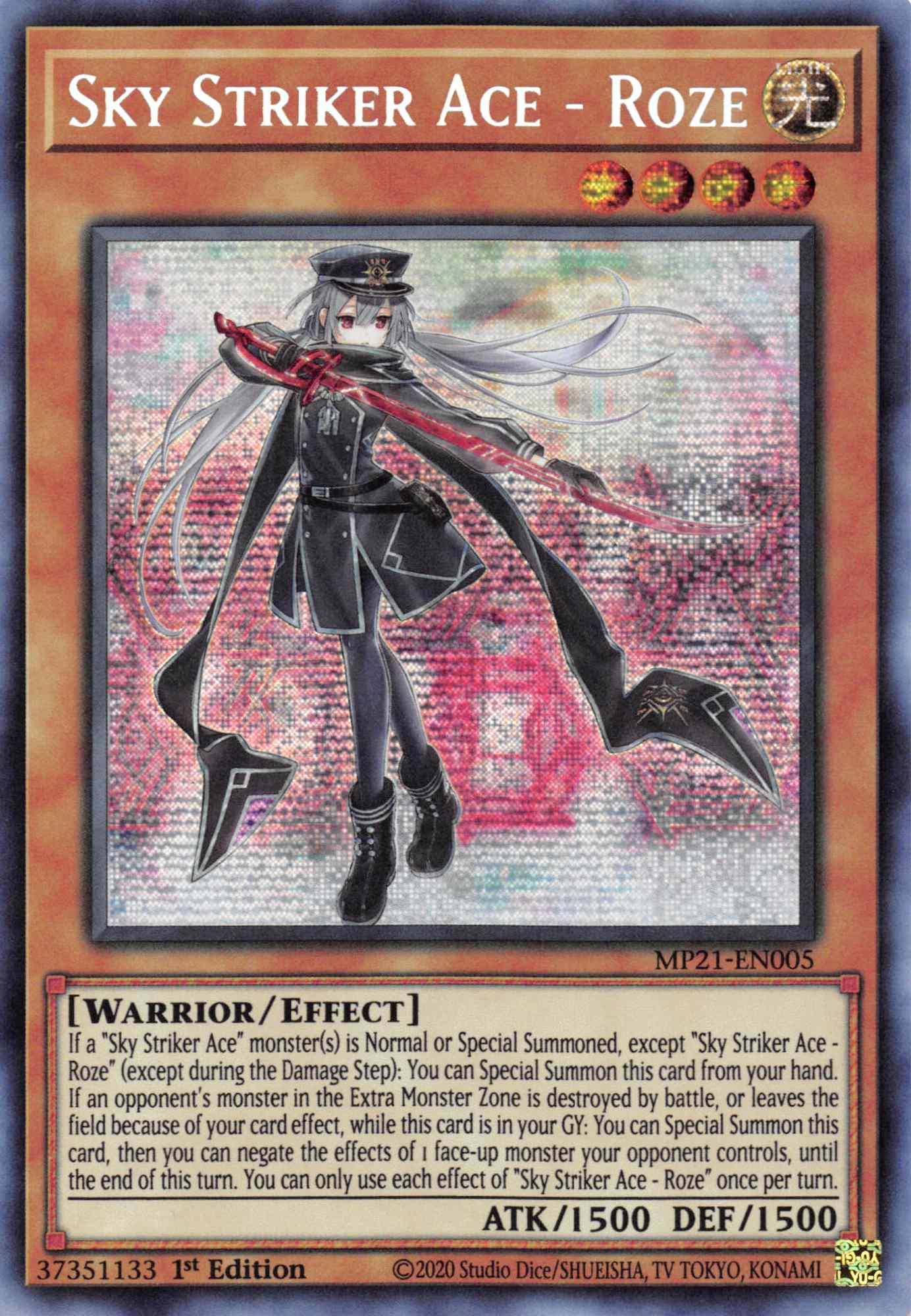 Sky Striker Ace - Roze [MP21-EN005] Prismatic Secret Rare | Rock City Comics